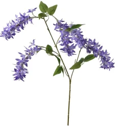 Everlands Kunstplanten En Kunstbloemen>Wisteria op steel paars 110 cm