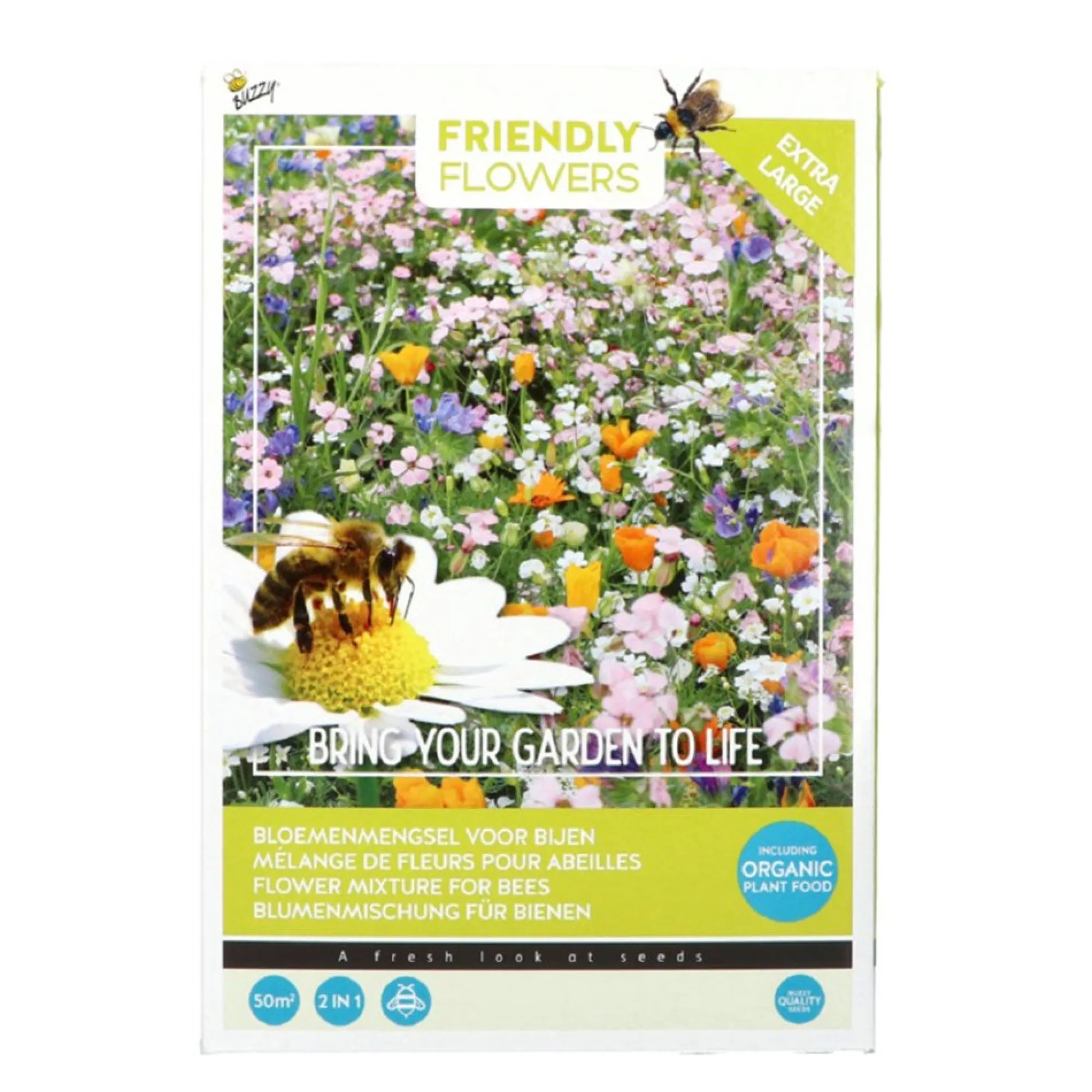Buzzy Moestuin>XL Bijenmengsel voor 50m2