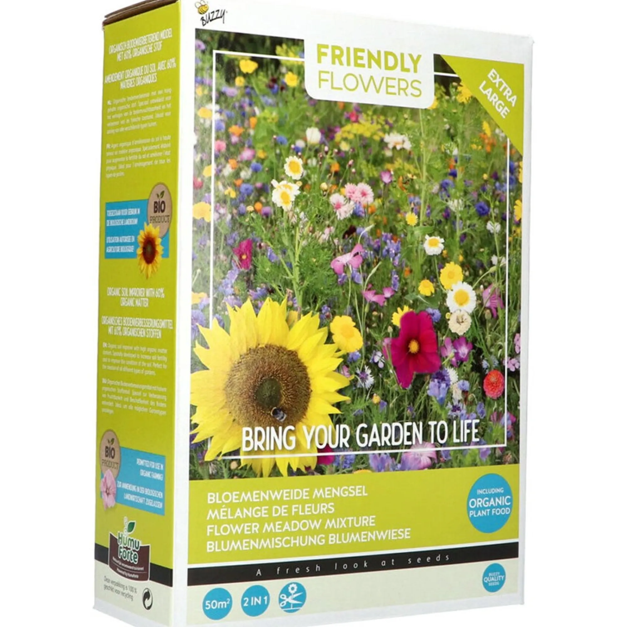 Buzzy Moestuin>XL Bloemenweide zaad 50m2