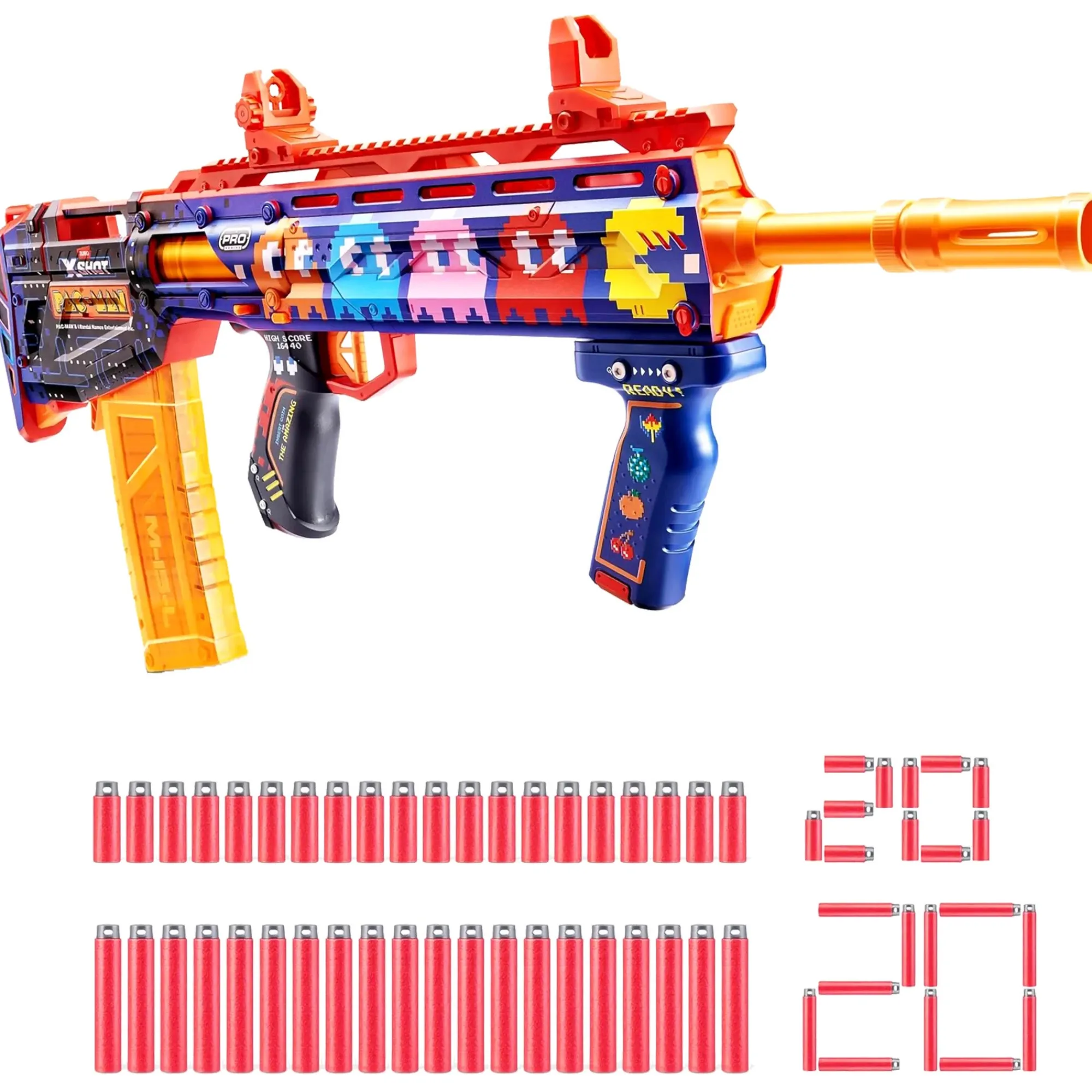 Zuru Sport En Spel>X-Shot skins pro pacman met 40 darts