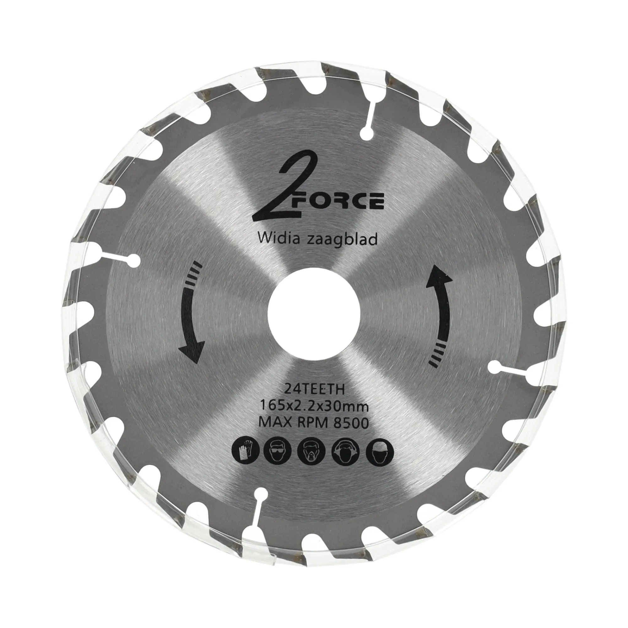 2-Force Toebehoren Elektrisch Gereedschap>Zaagblad Ø165 mm 30as 24T