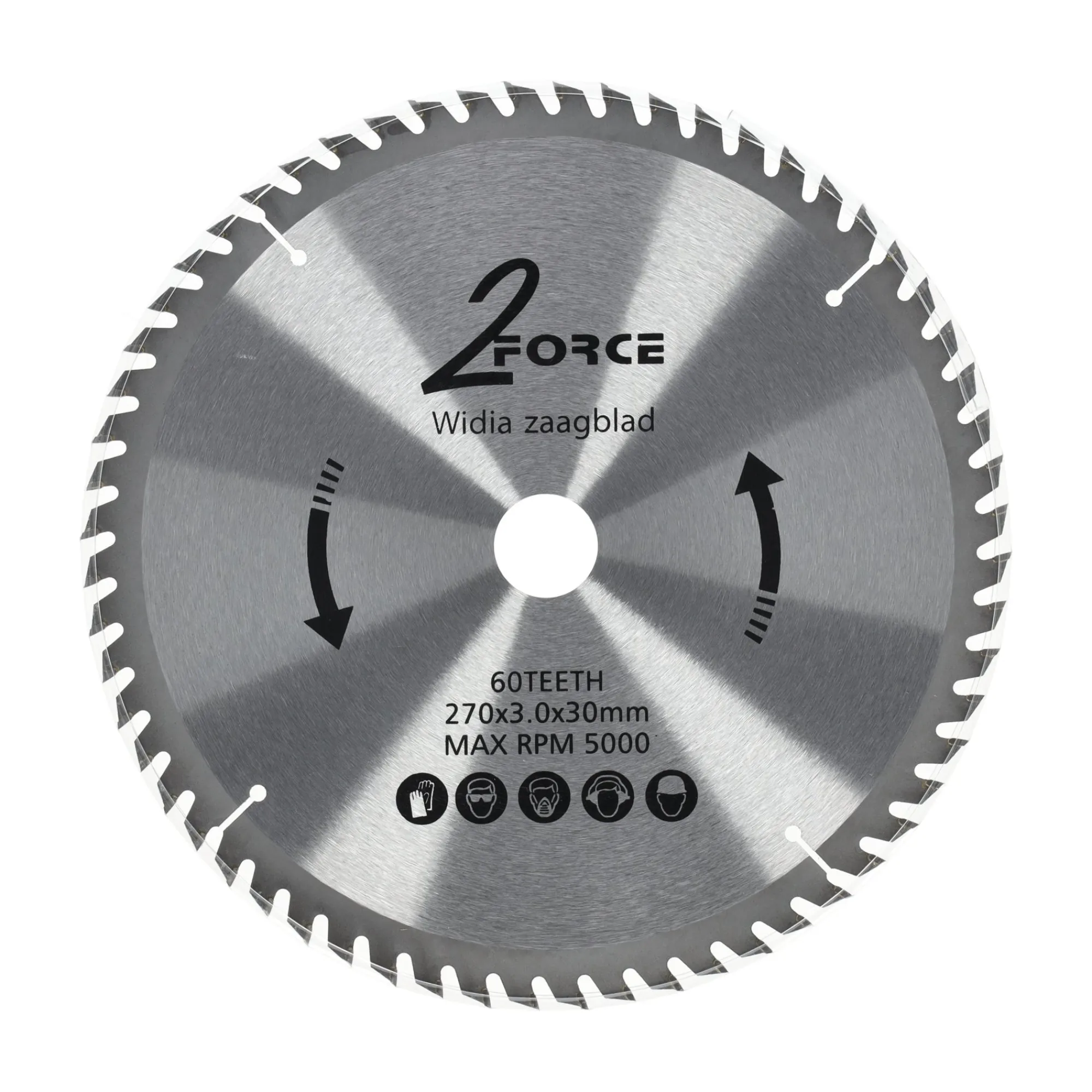 2-Force Toebehoren Elektrisch Gereedschap>Zaagblad Ø270 mm 30as 60T