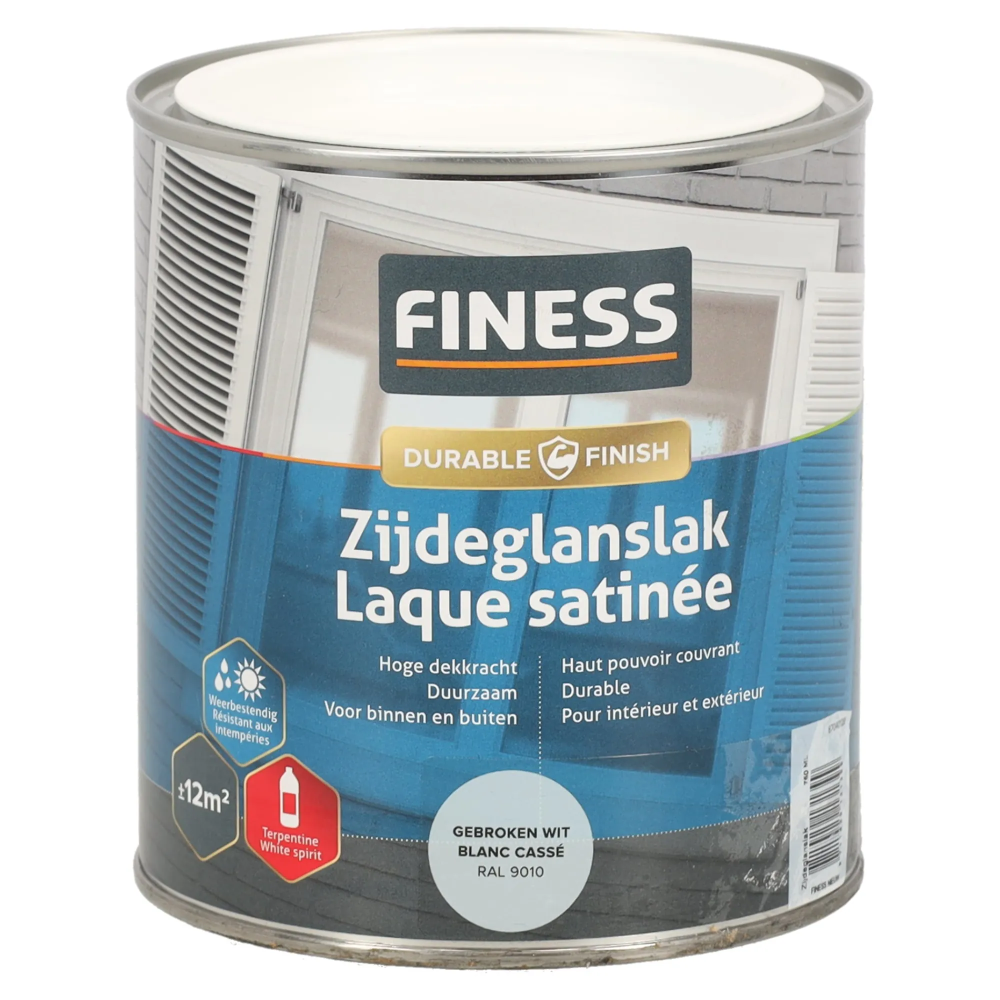 Finess Lakken>Zijdeglans gebroken wit 14205 750ml