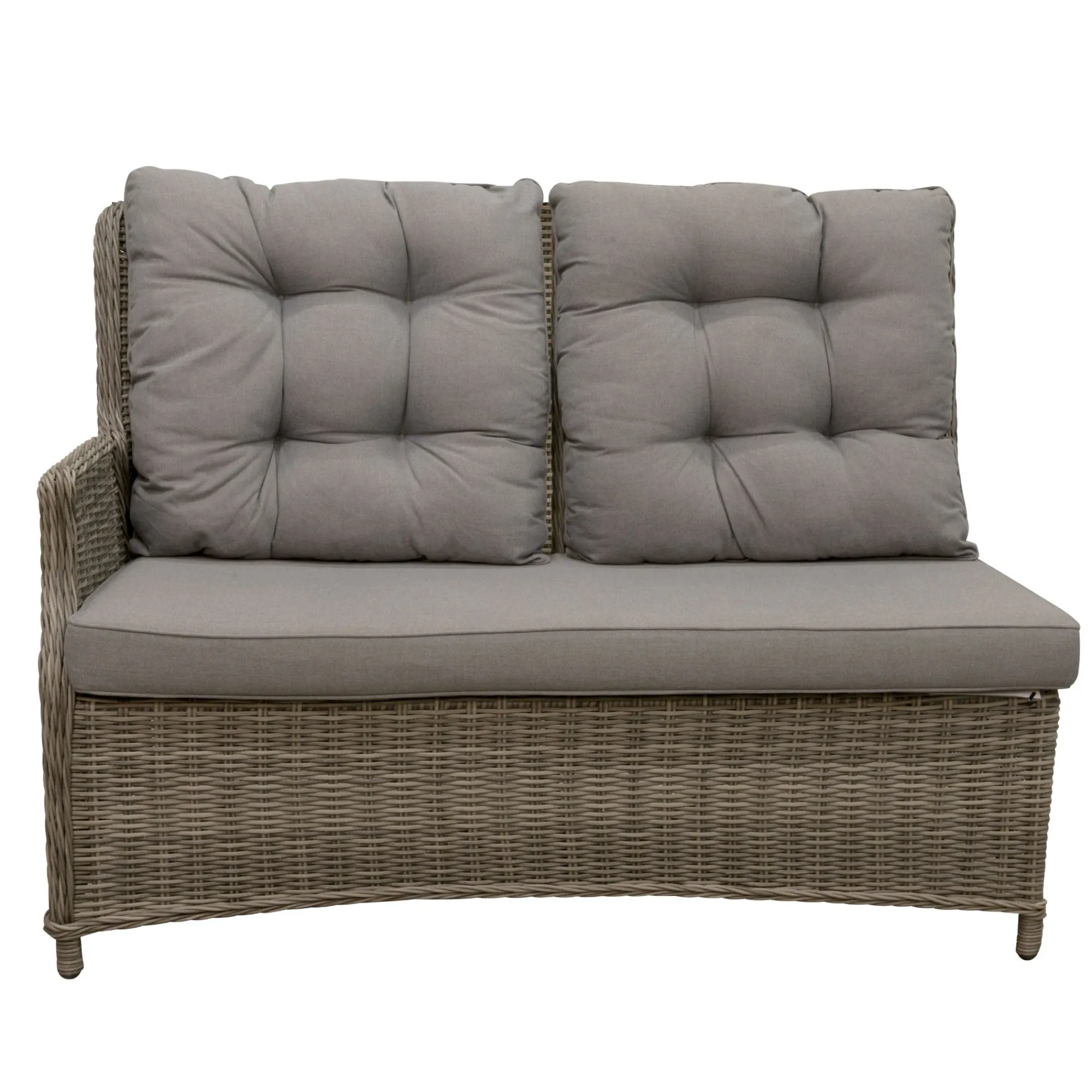 Bois le Duc Loungesets>2-zits bank rechts Aprano verstelbaar willow grey