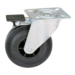 Lotus Transport>Zwenkwiel met rem ZP63A 125mm